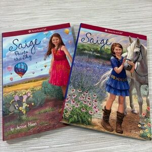 AMERICAN GIRL ✨ Saige Books by Jessie Haas set great condition